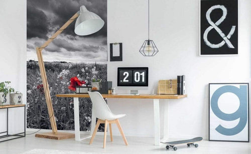 dimex poppies black Fotomural Tejido No Tejido 150x250cm 2 Tiras Ambiente c399ba9b b1c3 4d96 b7bc 5671c4ead305 | Yourdecoration.es