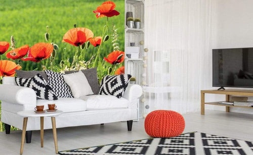 dimex poppy field Fotomural Tejido No Tejido 225x250cm 3 Tiras Ambiente f2729da5 cdca 411e 99f4 4aa25c28c63c | Yourdecoration.es
