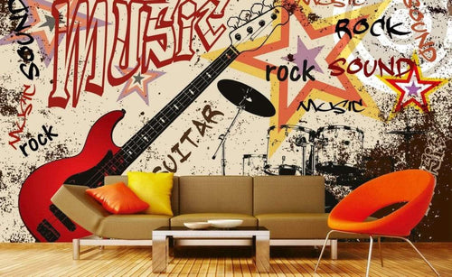 dimex red guitar Fotomural Tejido No Tejido 375x250cm 5 Tiras Ambiente c829ac5e c3ed 49c6 95a9 8b42ff3f7ffd | Yourdecoration.es