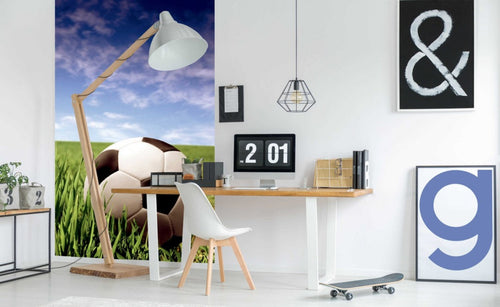 dimex soccer ball Fotomural Tejido No Tejido 150x250cm 2 Tiras Ambiente | Yourdecoration.es