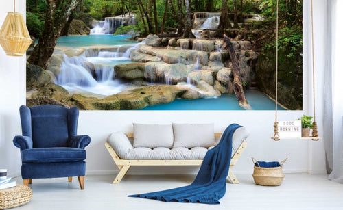 dimex waterfall Fotomural Tejido No Tejido 375x150cm 5 Tiras Ambiente | Yourdecoration.es