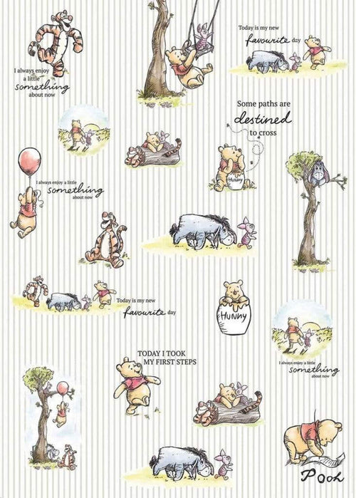 dx4 001 komar winnie pooh stripes Fotomural Tejido No Tejido 200x280cm 4 Tiras 1f19a5aa 7a26 4330 abb2 8b1b64333093 | Yourdecoration.es