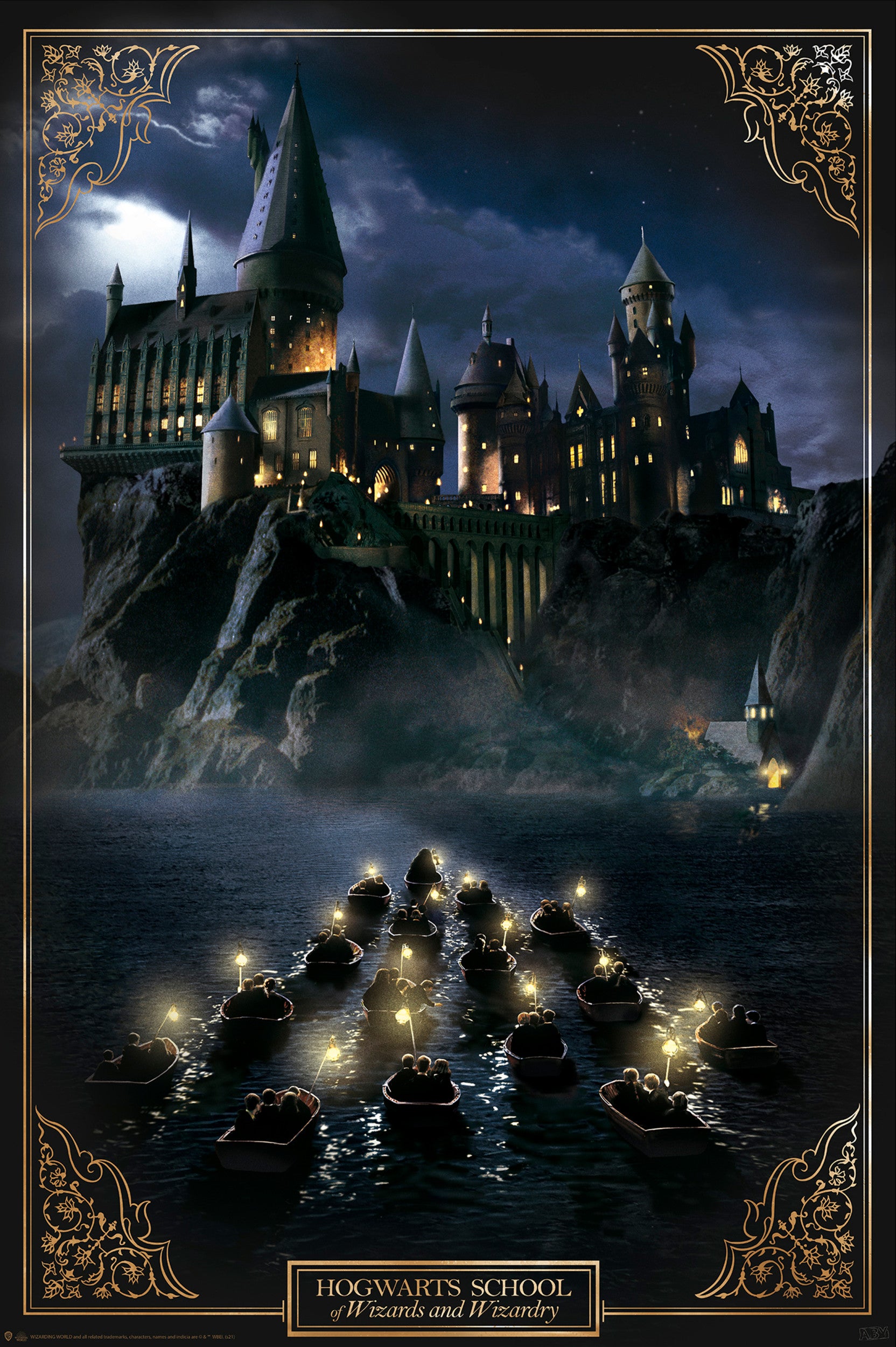 Póster Harry Potter Hogwarts Castle 61x91,5cm
