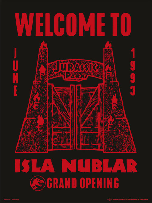 Grupo Erik P30x40cm0454 Jurassic Park Reproducción de arte 30x40cm | Yourdecoration.es