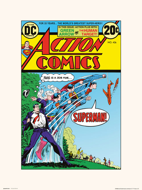 Grupo Erik Dc Action Comics 426 Reproducción de arte 30X40cm | Yourdecoration.es