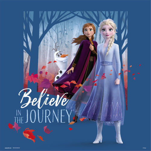 Grupo Erik Frozen Believe In The Journey Reproducción de arte 30X30cm | Yourdecoration.es