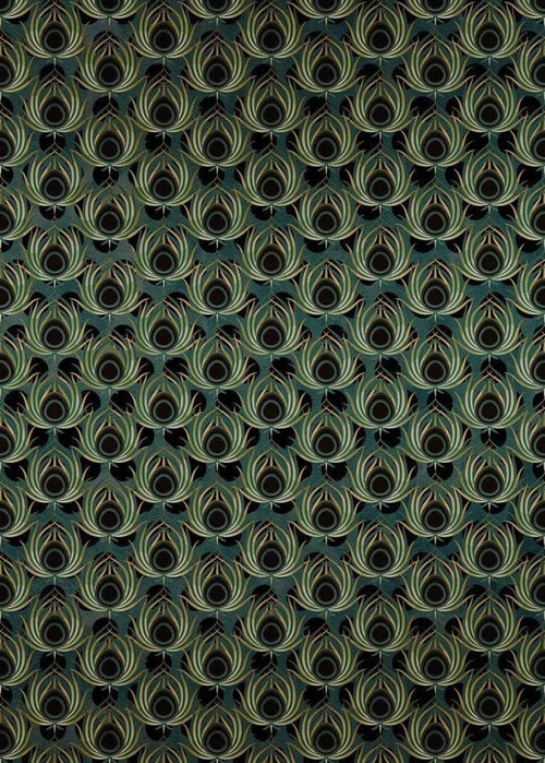 hx4 034 komar paon vert Fotomural Tejido No Tejido 200x280cm 4 Tiras 6b6109f7 e15e 4997 941f 5a3a7268a10c | Yourdecoration.es