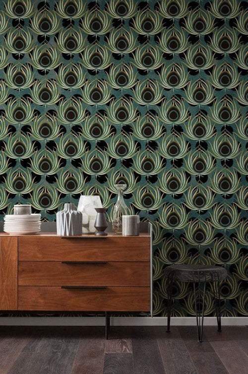 hx4 034 komar paon vert Fotomural Tejido No Tejido 200x280cm 4 Tiras Ambiente badf09d0 b233 43d5 9dc3 60d53c4b0990 | Yourdecoration.es