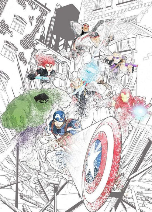 komar avengers attack Fotomural Tejido No Tejido 200x280cm 4 Tiras 97d93b0d 6e9c 4d01 8dcf 83e56276aed3 | Yourdecoration.es