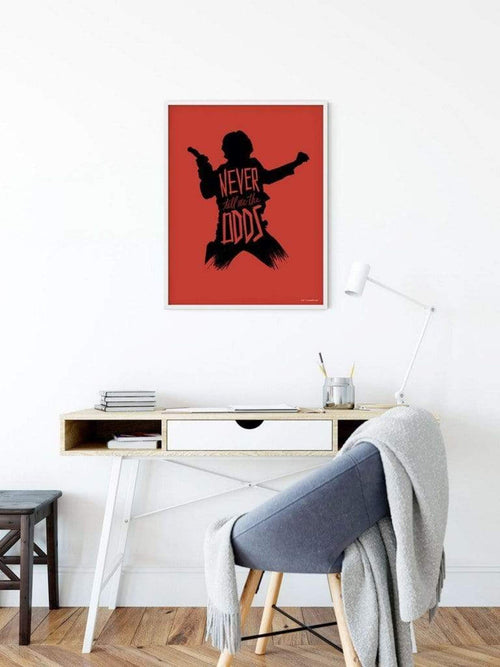 Komar Star Wars Silhouette Quotes Han Solo Reproducción de arte 40x50cm Sfeer | Yourdecoration.es