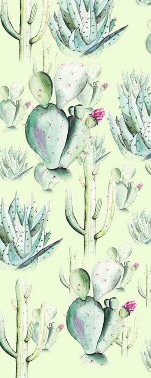 p045c vd1 komar cactus green Fotomural Tejido No Tejido 100x250cm 1 Tira | Yourdecoration.es