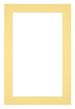 Paspartú Tamaño del Marco 20x30 cm - Tamaño de la Foto 15x20 cm - Amarillo