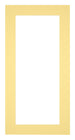 Paspartú Tamaño del Marco 20x40 cm - Tamaño de la Foto 10x30 cm - Amarillo