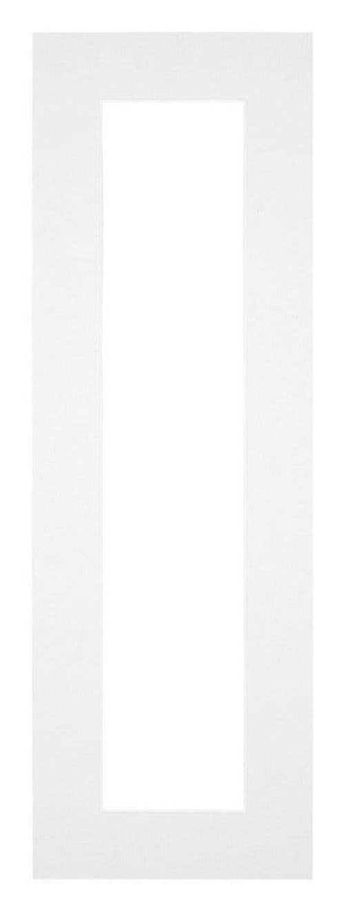 Paspartú Tamaño del Marco 25x75 cm - Tamaño de la Foto 20x60 cm - Blanco