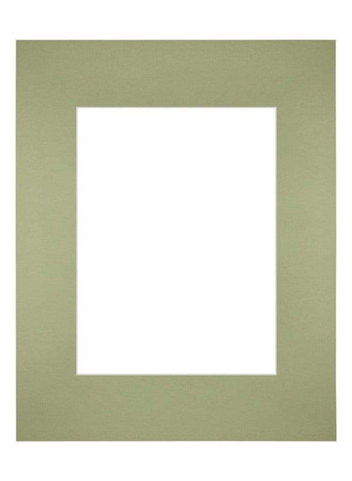 Paspartú Tamaño del Marco 24x30 cm - Tamaño de la Foto 15x20 cm - Menta Verde