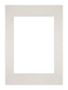 Paspartú Tamaño del Marco 29,7x42 cm A3 - Tamaño de la Foto 21x29,7 cm - Gris Claro