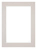 Paspartú Tamaño del Marco 46x61 cm - Tamaño de la Foto 40x50 cm - Granito Gris