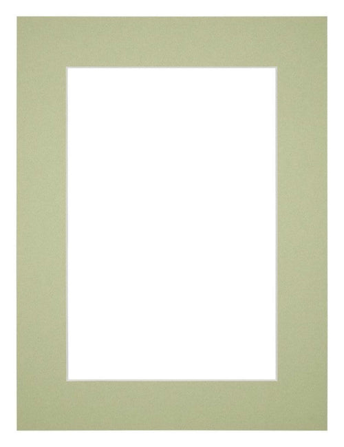 Paspartú Tamaño del Marco 68x98 cm - Tamaño de la Foto 60x90 cm - Menta Verde