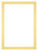 Paspartú Tamaño del Marco 32x45 cm - Tamaño de la Foto 20x40 cm - Amarillo