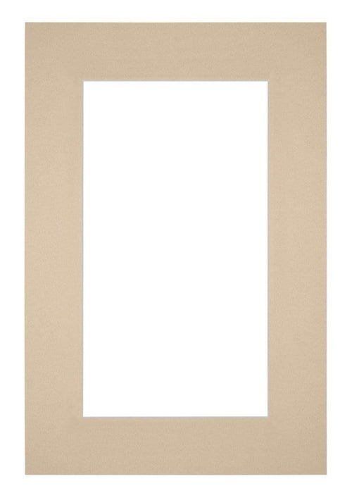 Paspartú Tamaño del Marco 62x93 cm - Tamaño de la Foto 50x80 cm - Beige