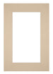 Paspartú Tamaño del Marco 62x93 cm - Tamaño de la Foto 50x80 cm - Beige