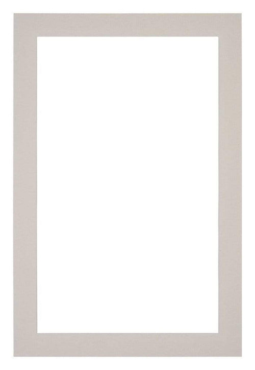 Paspartú Tamaño del Marco 60x90 cm - Tamaño de la Foto 55x85 cm - Granito Gris