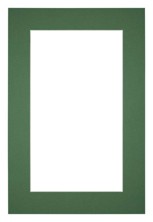 Paspartú Tamaño del Marco 62x93 cm - Tamaño de la Foto 50x70 cm - Bosque Verde