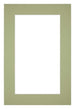 Paspartú Tamaño del Marco 62x93 cm - Tamaño de la Foto 50x70 cm - Menta Verde