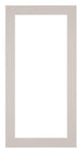 Paspartú Tamaño del Marco 45x80 cm - Tamaño de la Foto 40x70 cm - Granito Gris