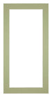 Paspartú Tamaño del Marco 45x80 cm - Tamaño de la Foto 40x70 cm - Menta Verde
