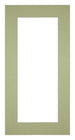 Paspartú Tamaño del Marco 45x80 cm - Tamaño de la Foto 40x60 cm - Menta Verde