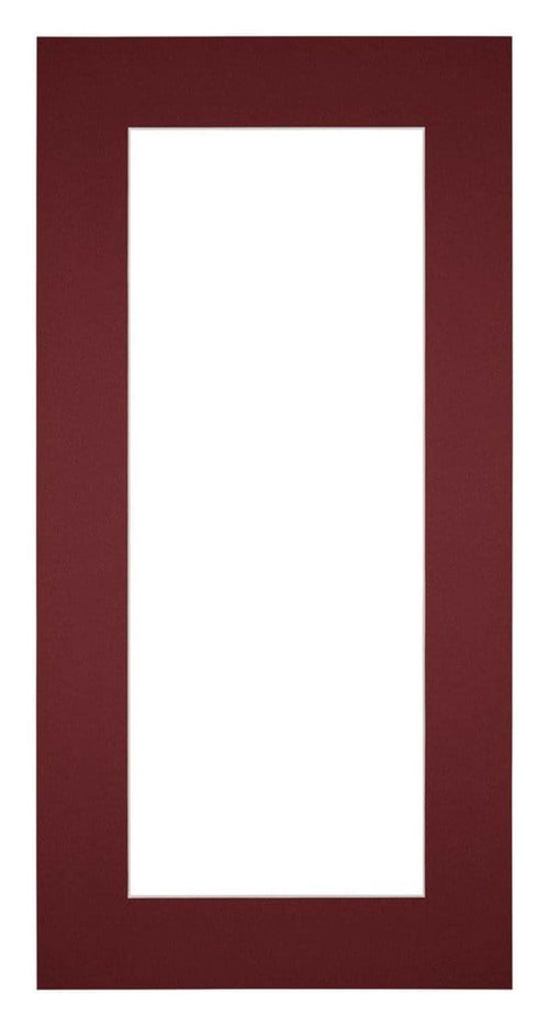 Paspartú Tamaño del Marco 45x80 cm - Tamaño de la Foto 40x55 cm - Vino Rojo