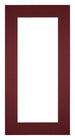 Paspartú Tamaño del Marco 45x80 cm - Tamaño de la Foto 40x60 cm - Vino Rojo