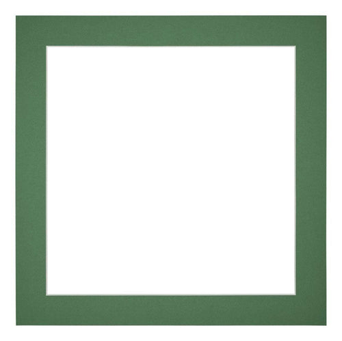 Paspartú Tamaño del Marco 20x20 cm - Tamaño de la Foto 13x13 cm - Bosque Verde