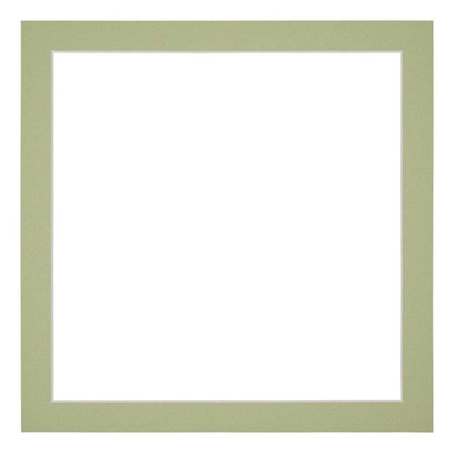 Paspartú Tamaño del Marco 40x40 cm - Tamaño de la Foto 35x35 cm - Menta Verde