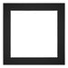 Paspartú Tamaño del Marco 40x40 cm - Tamaño de la Foto 30x30 cm - Negro