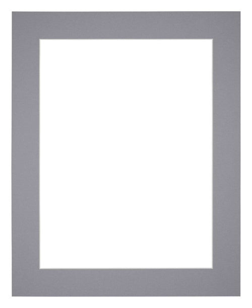 Paspartú Tamaño del Marco 48x64 cm - Tamaño de la Foto 40x50 cm - Gris