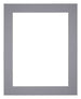Paspartú Tamaño del Marco 48x64 cm - Tamaño de la Foto 40x50 cm - Gris