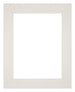 Paspartú Tamaño del Marco 24x30 cm - Tamaño de la Foto 13x18 cm - Gris Claro