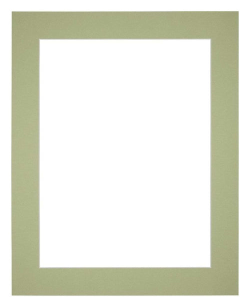 Paspartú Tamaño del Marco 40x55 cm - Tamaño de la Foto 30x45 cm - Menta Verde