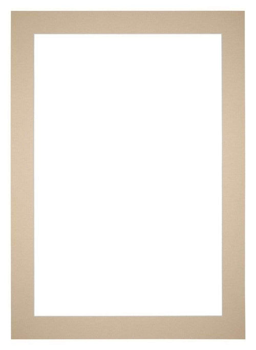Paspartú Tamaño del Marco 50x70 cm - Tamaño de la Foto 40x60 cm - Beige