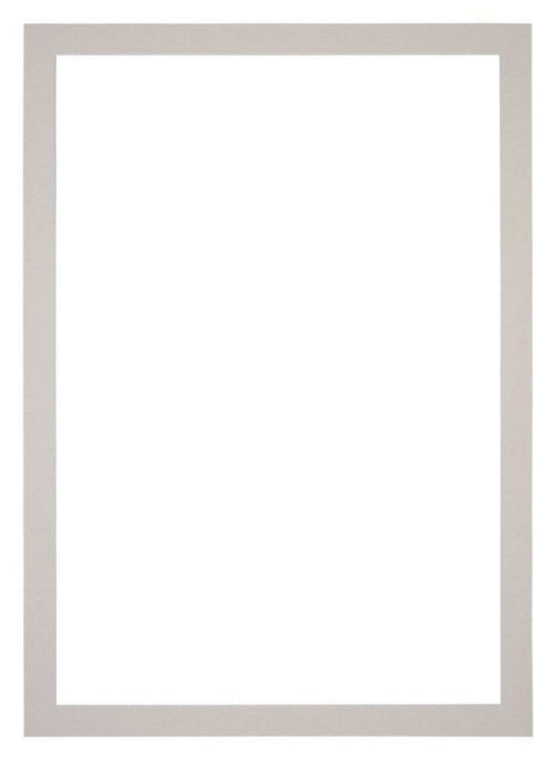 Paspartú Tamaño del Marco 21x29,7 cm A4 - Tamaño de la Foto 15x20 cm - Granito Gris