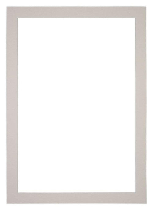 Paspartú Tamaño del Marco 25x35 cm - Tamaño de la Foto 18x24 cm - Granito Gris