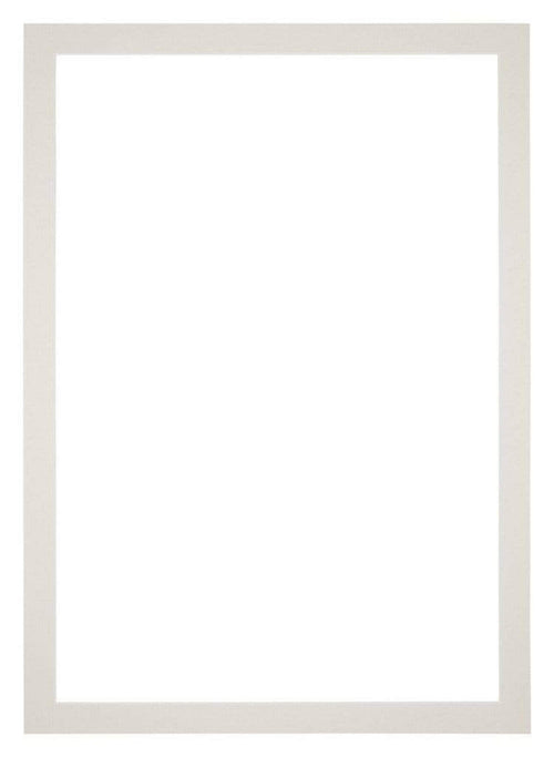 Paspartú Tamaño del Marco 21x29,7 cm A4 - Tamaño de la Foto 15x20 cm - Gris Claro
