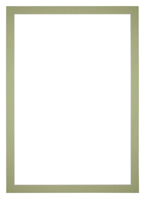 Paspartú Tamaño del Marco 50x70 cm - Tamaño de la Foto 45x65 cm - Menta Verde
