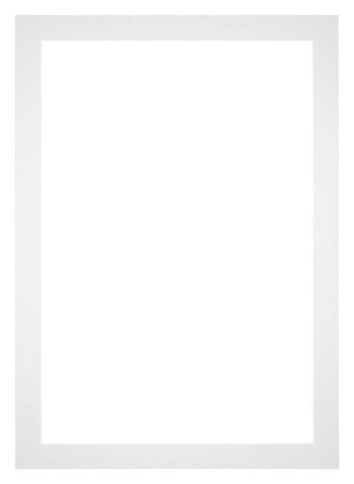 Paspartú Tamaño del Marco 50x75 cm - Tamaño de la Foto 45x65 cm - Blanco