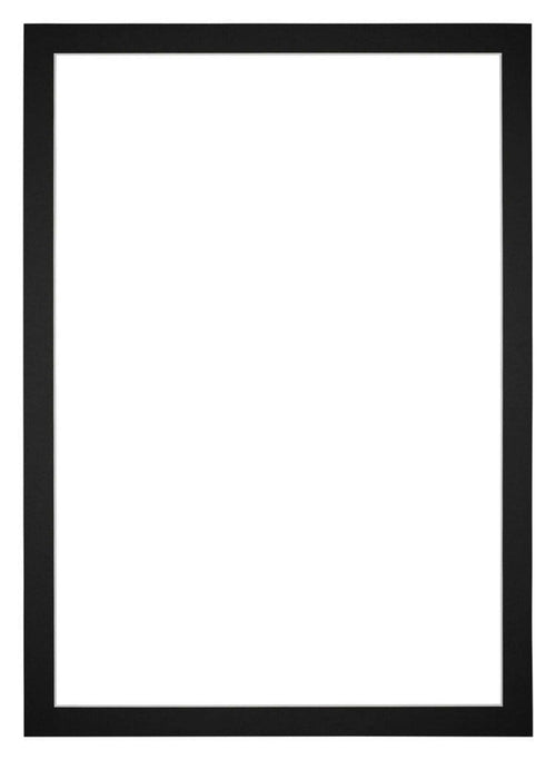 Paspartú Tamaño del Marco 21x29,7 cm A4 - Tamaño de la Foto 15x20 cm - Negro