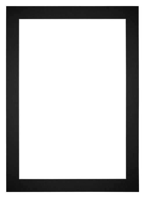 Paspartú Tamaño del Marco 60x84 cm - Tamaño de la Foto 50x75 cm - Negro