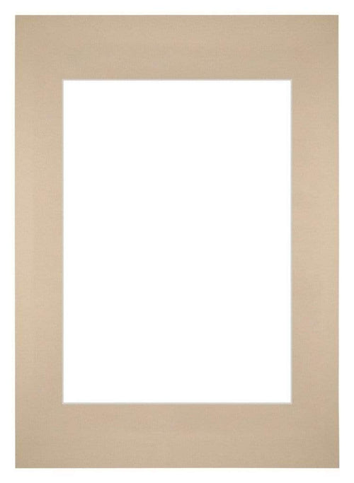 Paspartú Tamaño del Marco 59,4x84 cm A1 - Tamaño de la Foto 42x59,4 cm - Beige