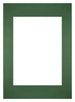 Paspartú Tamaño del Marco 59,4x84 cm A1 - Tamaño de la Foto 42x59,4 cm - Bosque Verde